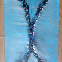 Quadro astratto Azzurro