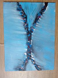 Quadro astratto Azzurro