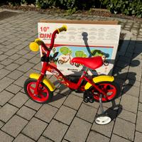 Bici bambino 2/3 anni 10” Dino Bing