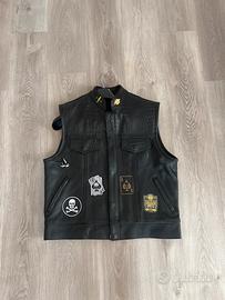 Gilet di pelle Custom  stile Harley