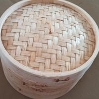 Doppia Vaporiera in Bambù da 20 cm