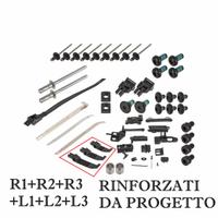 R1+R2+R3+L1 +L2+L3 kit riparazione Fiat 500 Cabrio