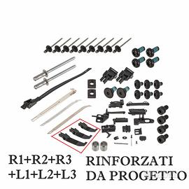 R1+R2+R3+L1 +L2+L3 kit riparazione Fiat 500 Cabrio