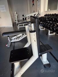 Panca seduta per Spalle / Lento Avanti con pedana 