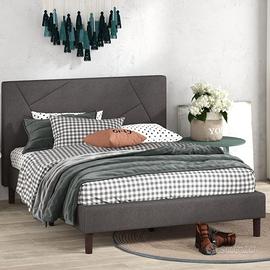 Letto matrimoniale con testiera Zinus Judy 160x190