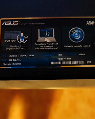 pc asus  i3 nuovo 