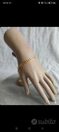 Bracciale a spiga dorato 