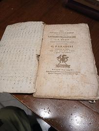 Libro Antico 1804 - V. Monti - Prima Edizione Rara