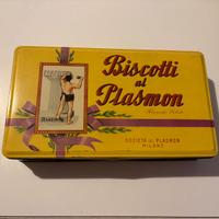 Scatola biscotti Plasmon originale anni ‘60