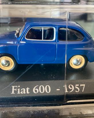 Modellino Fiat 600 del 1957