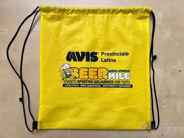 Zaino a sacca Beer Mile Avis. Handle.