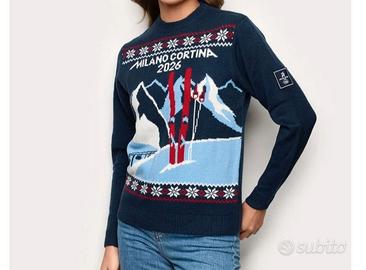 Maglione unisex jacquard Milano Cortina Yamamay