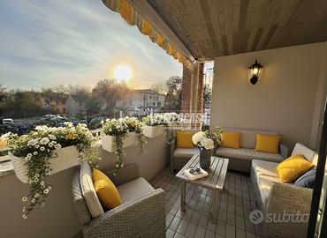 Trilocale con doppi servizi oltre lavanderia, cuci