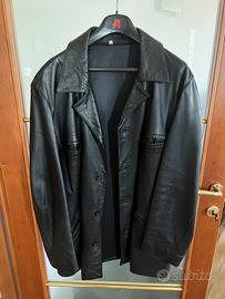 Giacca vintage in vera pelle