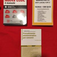 3 libri per concorsi pubblici amministrativo altro