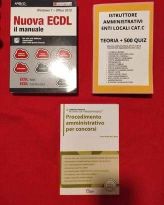 3 libri per concorsi pubblici amministrativo altro