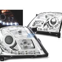 FARI PER OPEL VECTRA C 02-05 LUCE DIURNA A LED CRO