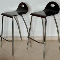 Coppia Sgabelli Bar Cucina Penisola Isola Design