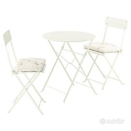 Set da Giardino Pieghevole – Tavolino + 2 sedie