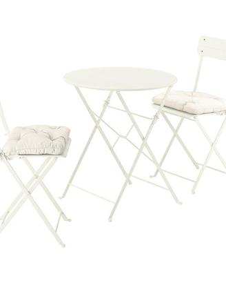 Set da Giardino Pieghevole – Tavolino + 2 sedie