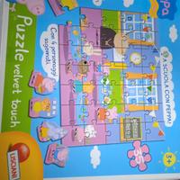 3 puzzle e 2 giochi didattici Peppa Pig 