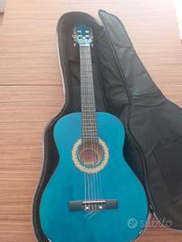 chitarra classica azzurra condizioni ottime