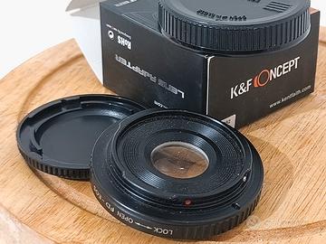 Adattatore FD lens su EOS