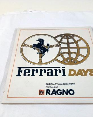 Ferrari ceramica celebrativa esemplare collezione