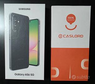 Samsung galaxy A56 5g 128gb nero sigillato + cover