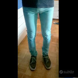 Jeans hot sale verde acqua