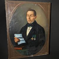 Dipinto Ritratto Avvocato