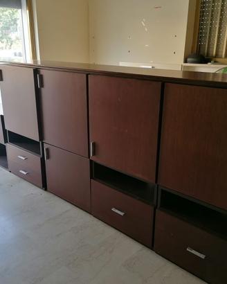 SALOTTO MODERNO MODULABILE IN LEGNO