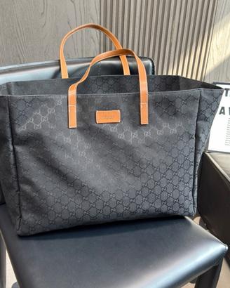 Borsa tote Gucci grande nera