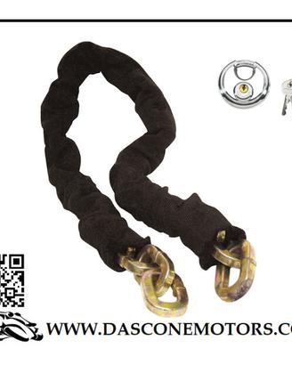 CATENA QUADRA D.9,5 L.120 LUCHETTO ROUND DISC LOCK