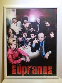Poster "The Sopranos" con Cornice - 32x42 cm

