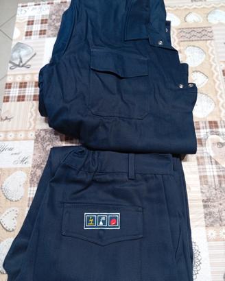 completo giacca e pantalone da lavoro 