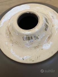 Lavandino bagno in ceramica grigio scuro