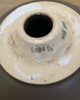 Lavandino bagno in ceramica grigio scuro