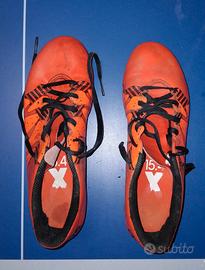 Scarpe calcio adidas tacchetti in plastica 41 1/3