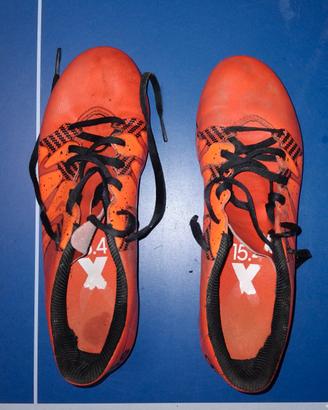 Scarpe calcio adidas tacchetti in plastica 41 1/3