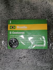 Moneta 5 Centavos Brasile - Collezione Nesquik