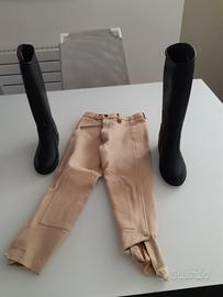 Stivali e pantaloni per equitazione