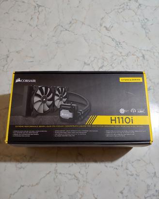 Dissipatore a liquido Corsair h110i 280mm nero
