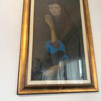 Quadrola ragazza del baretto