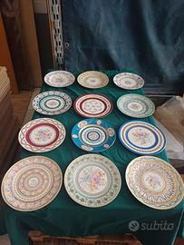 Piatti Porcellana Vintage Mary Marc dipinti a mano