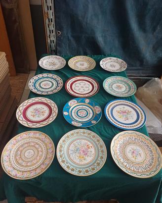 Piatti Porcellana Vintage Mary Marc dipinti a mano