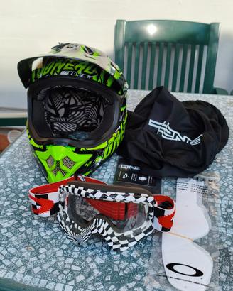 CASCO ONEAL  e  Maschera Enduro/Downhill 