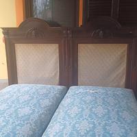 Letto matrimoniale in legno Palissandro "ANTICO"