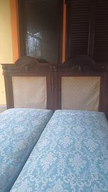 Letto matrimoniale in legno Palissandro "ANTICO"