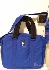 Borsa porta laptop-tablet 'Einaudi' azzurra